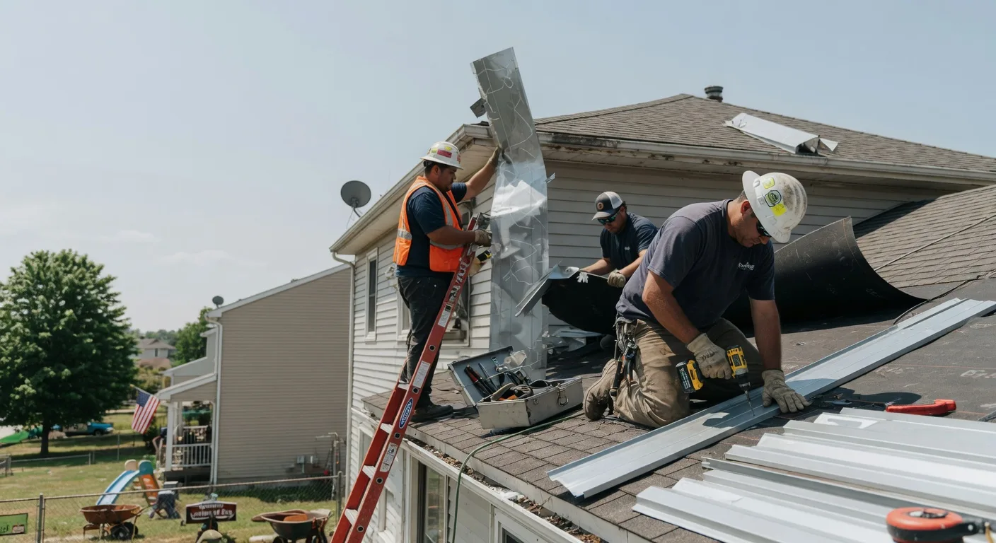 Metal Roof Repair in Jonesville, IN